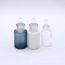 customizable color painting cylinder empty essential oil glass dropper bottles wholesale